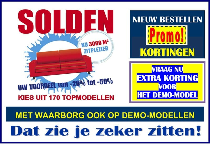 solden op salons & zitmeubelen