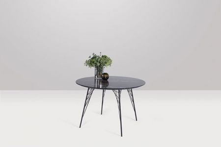 Expo-Vienna-Tafel-Rond-120cm-Zwart 1180112110145