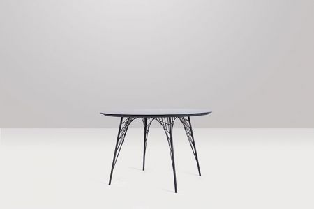 Expo-Vienna-Tafel-Rond-120cm-Zwart 2180112110157