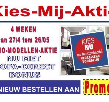 Kies Mij Actie kortingen op salons